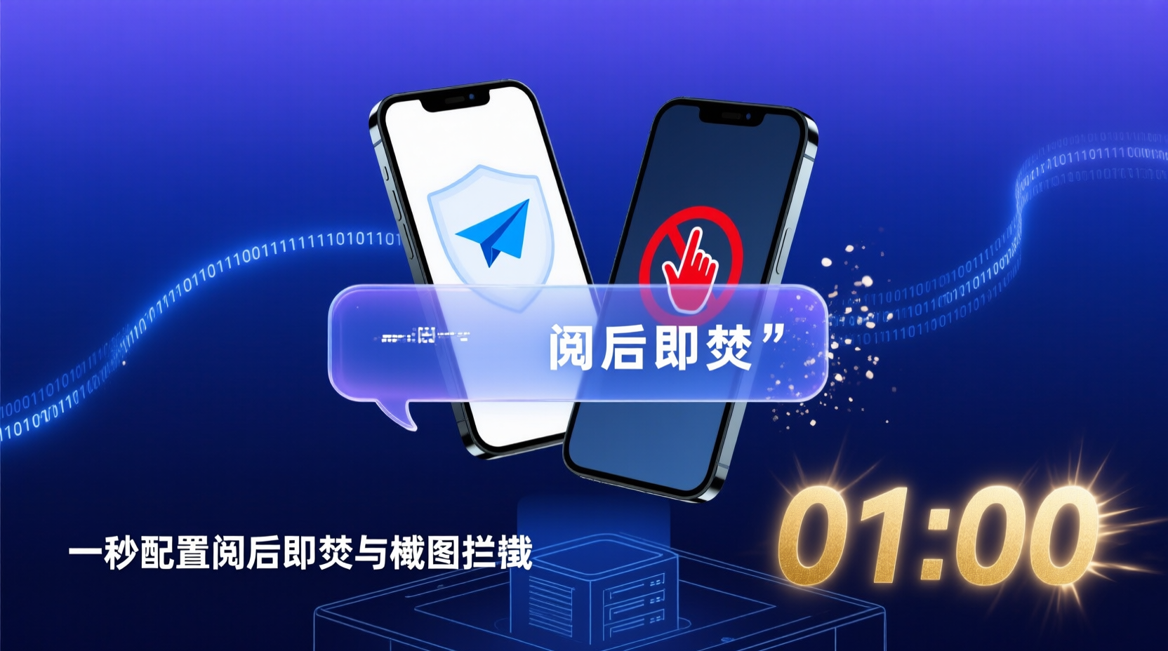 一分钟配置阅后即焚与截图拦截