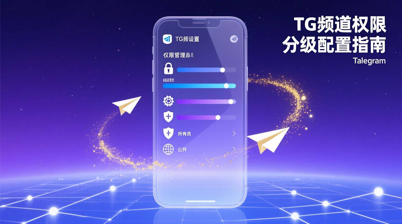 TG频道权限分级配置指南